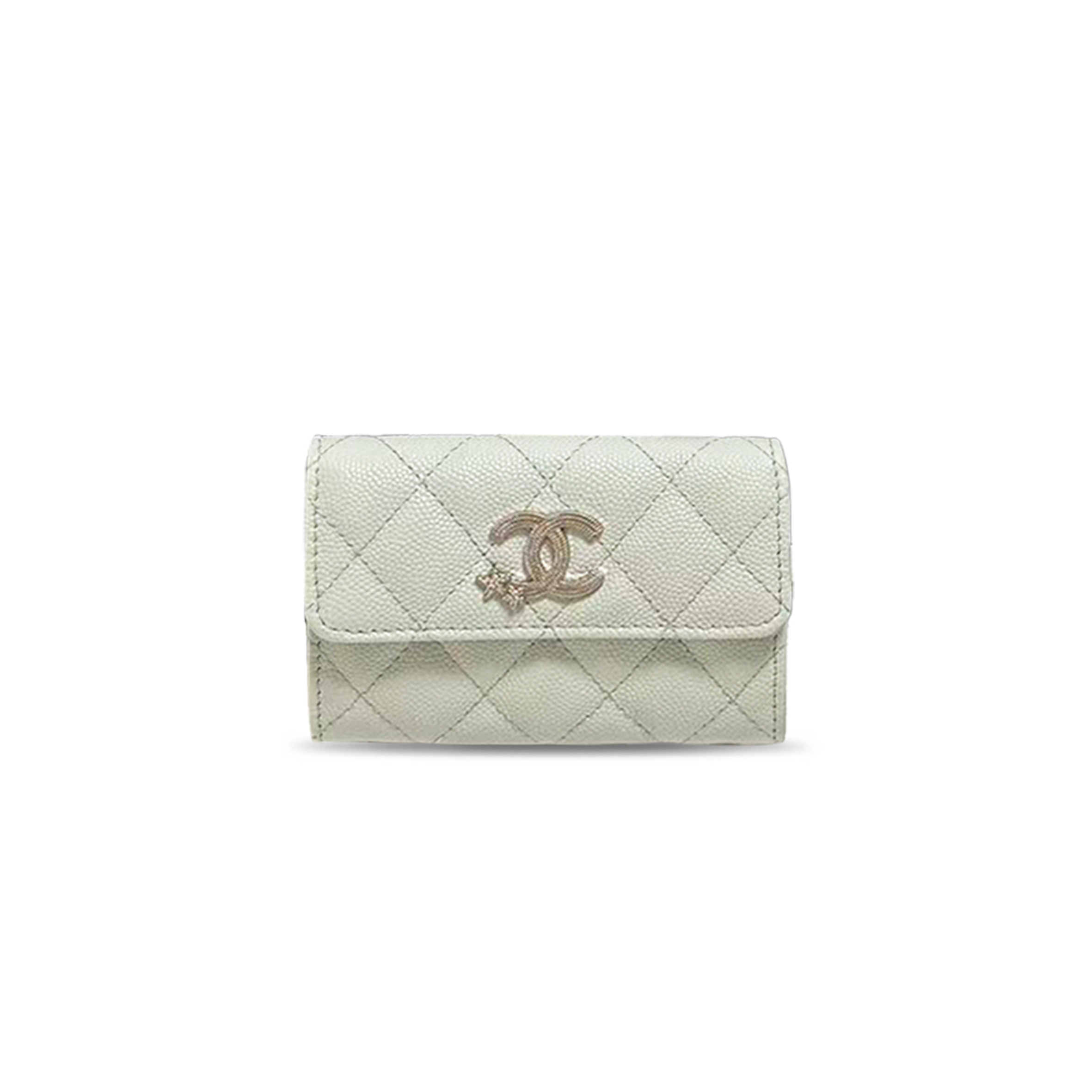 CHANEL 25B CC COMET LOGO FLAP CARD HOLDER AP4812 (11*8.5*3cm)